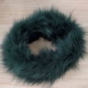 Fox Fur Green Neck Scarf /Head Band